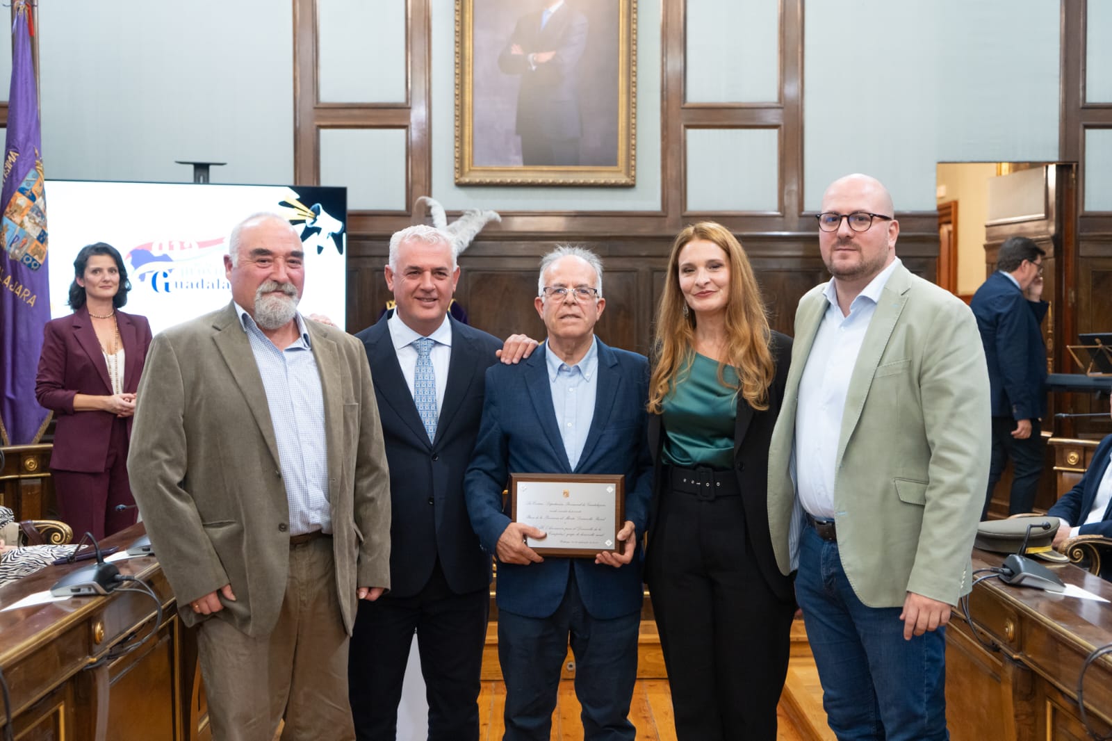 la Diputación de Guadalajara reconoce a ADAC Desarrollo Local con la 'Placa al mérito Desarrollo Rural'