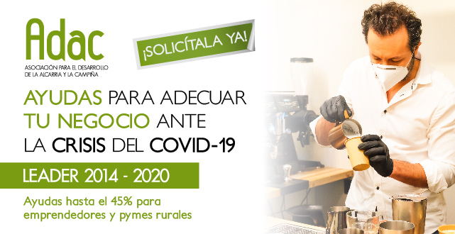 Ayudas LEADER para la financiación de inversiones de adecuación de tu negocio ante la Crisis del Covid-19