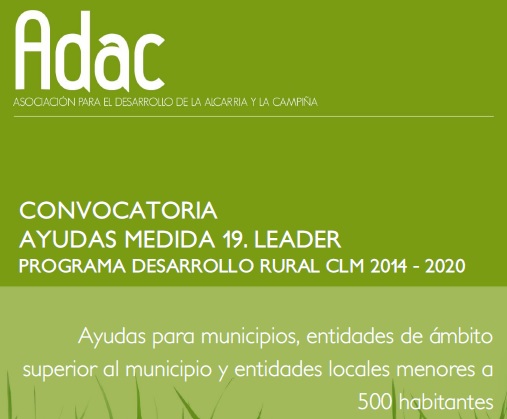 Convocatoria de ayudas para Municipios y entidades locales menores a 500 habitantes