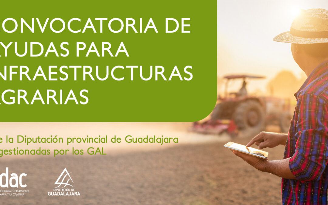 Abierta la convocatoria para solicitar las ayudas a la inversión en infraestructuras agrarias de uso común de la Diputación