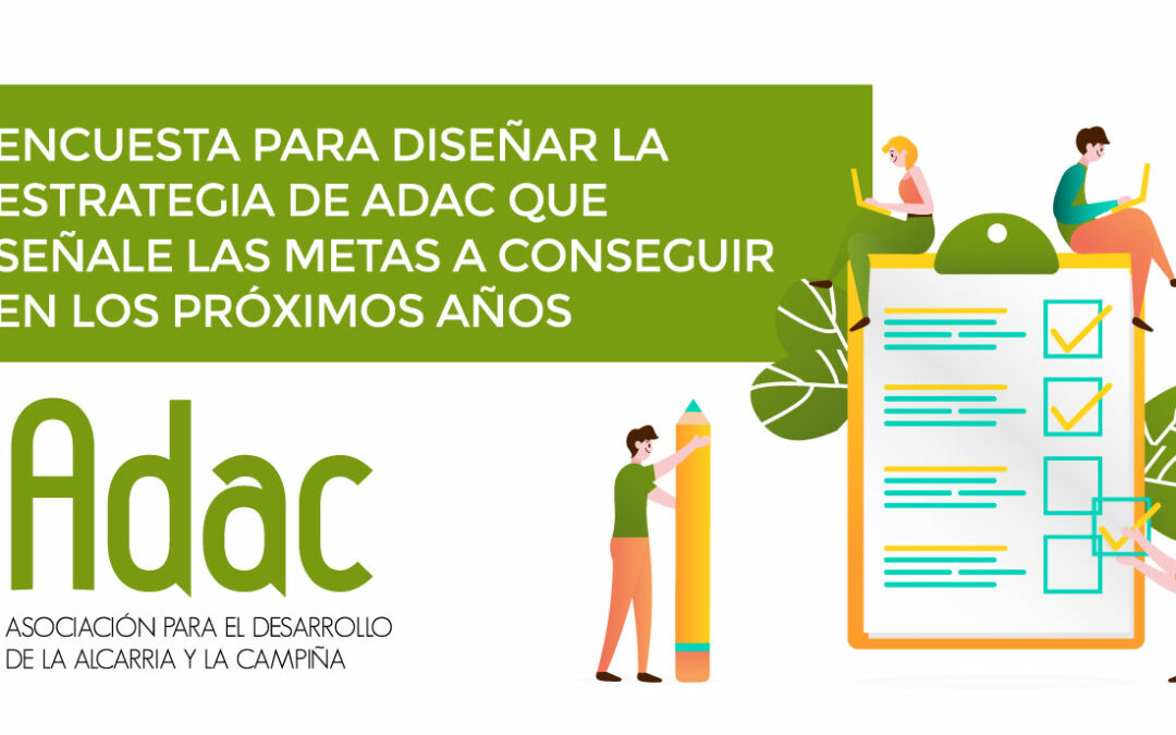 Encuesta para diseñar la nueva estrategia de actuación de ADAC