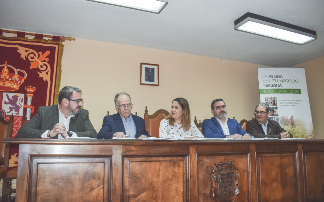 ADAC firma ocho nuevos proyectos para la comarca, que recibirán 420.000 euros en ayudas de fondos Leader