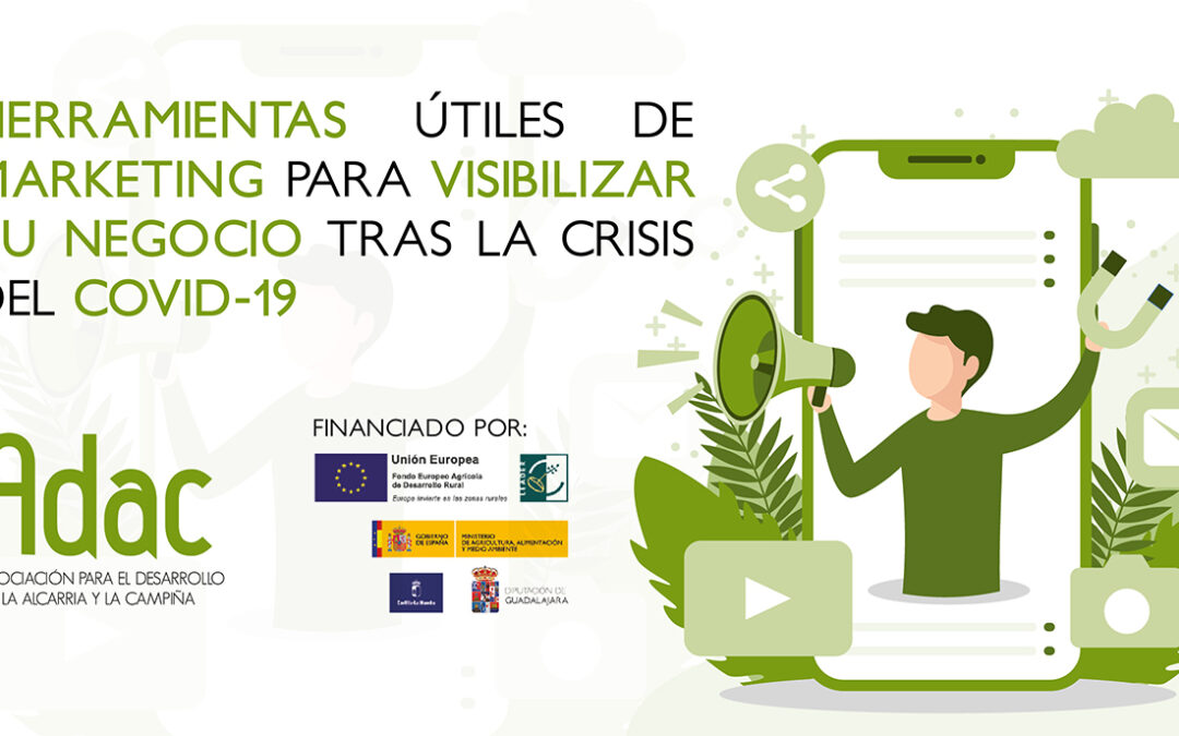 Webinar gratuito sobre herramientas de marketing para visibilizar tu negocio tras la crisis del Covid- 19
