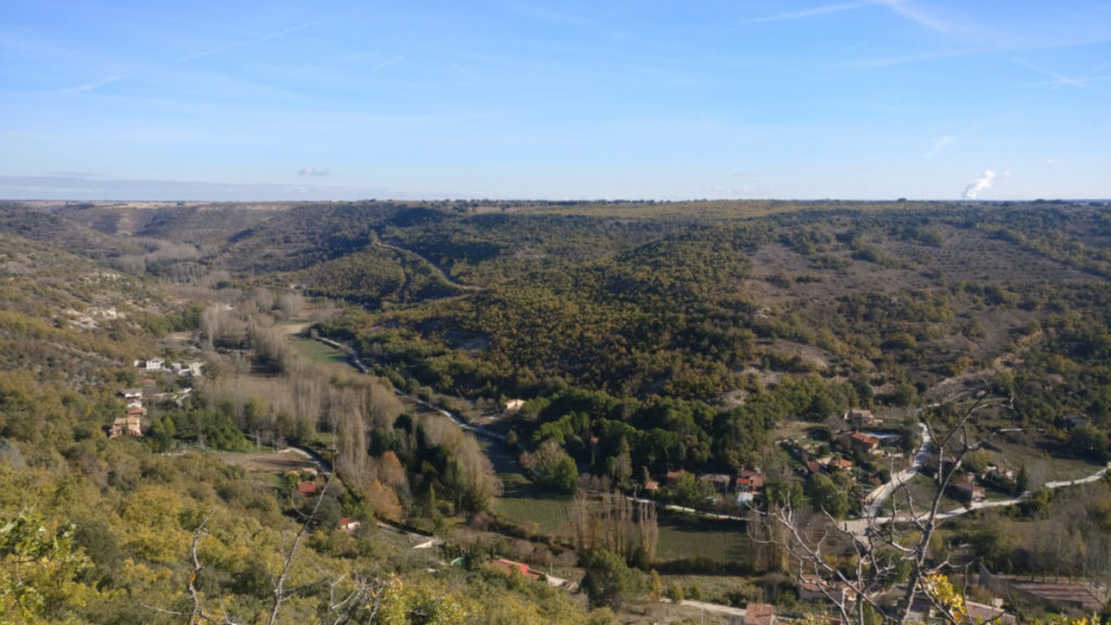 Vista del Valle del río Ungría desde el mirador de Caspueñas