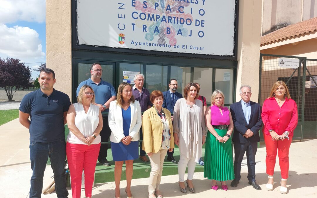 Patricia Franco inaugura el espacio coworking de El Casar