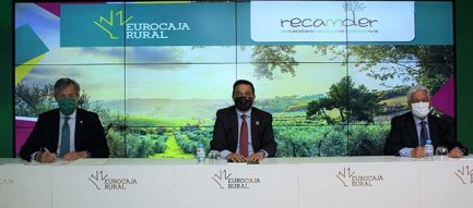 RECAMDER y Eurocaja Rural firman un convenio para financiar con 60 millones de euros la creación y ampliación de empresas en el medio rural