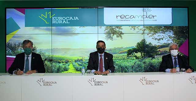 Recamder y Eurocaja Rural firman un convenio para financiar con 60 millones de euros la creación y ampliación de empresas en el medio rural