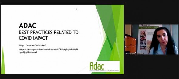 ADAC muestra en un seminario internacional las acciones de apoyo a emprendedores puestas en marcha ante la crisis del covid-19